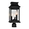 Cwi Lighting Milford 3 Light Outdoor Black Lantern Head 0418PT7S-3 - alternate 1